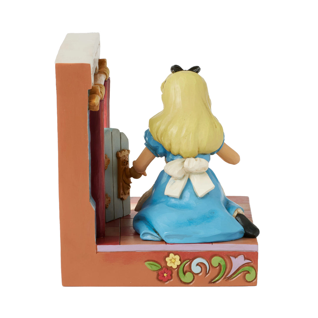 Jim Shore Disney Traditions: Alice in Wonderland LED Door Figurine sparkle-castle