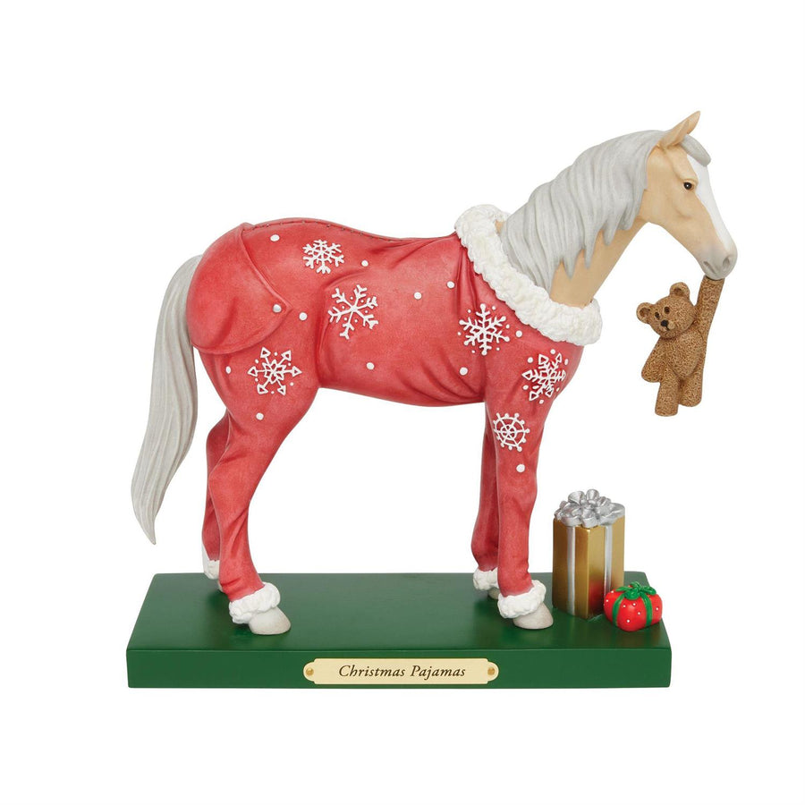 Trail of Painted Ponies: Christmas Pajamas Figurine sparkle-castle