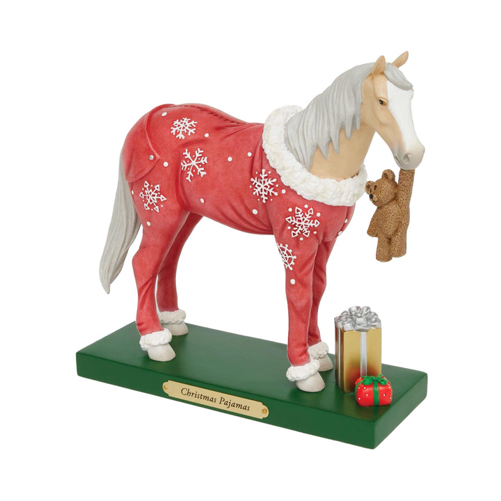 Trail of Painted Ponies: Christmas Pajamas Figurine sparkle-castle