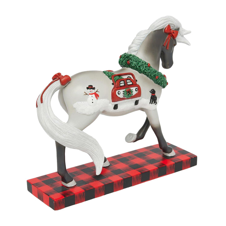 Trail of Painted Ponies: Tailgate Christmas Figurine sparkle-castle