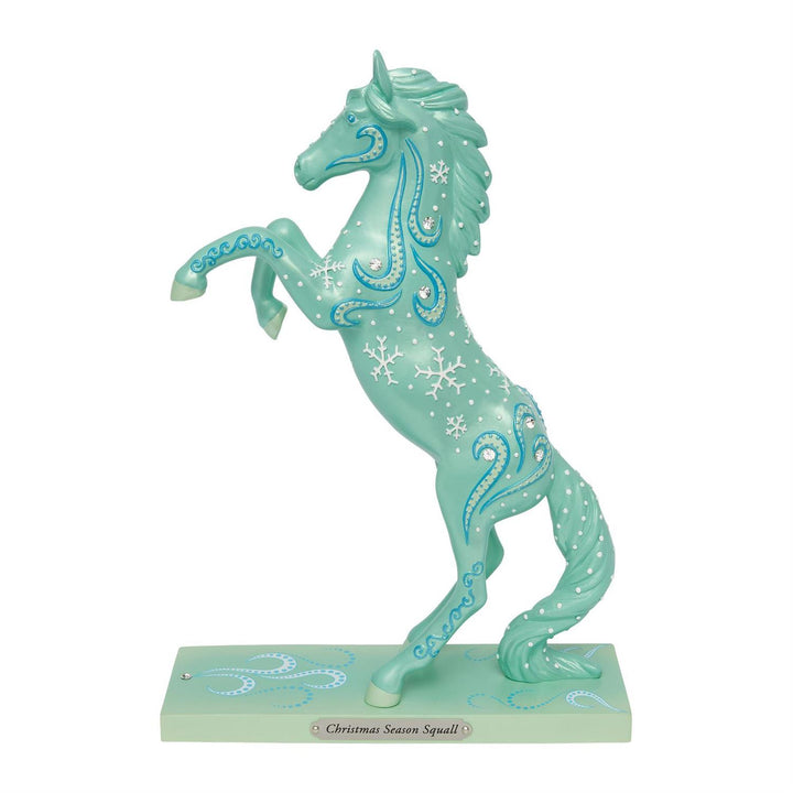 Trail of Painted Ponies: Christmas Season Squall Figurine sparkle-castle