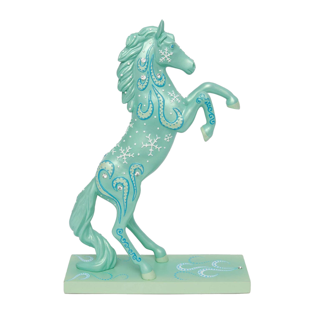 Trail of Painted Ponies: Christmas Season Squall Figurine sparkle-castle