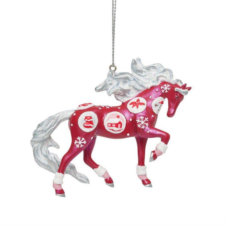 Trail of Painted Ponies: Holiday Sampler Hanging Ornament sparkle-castle