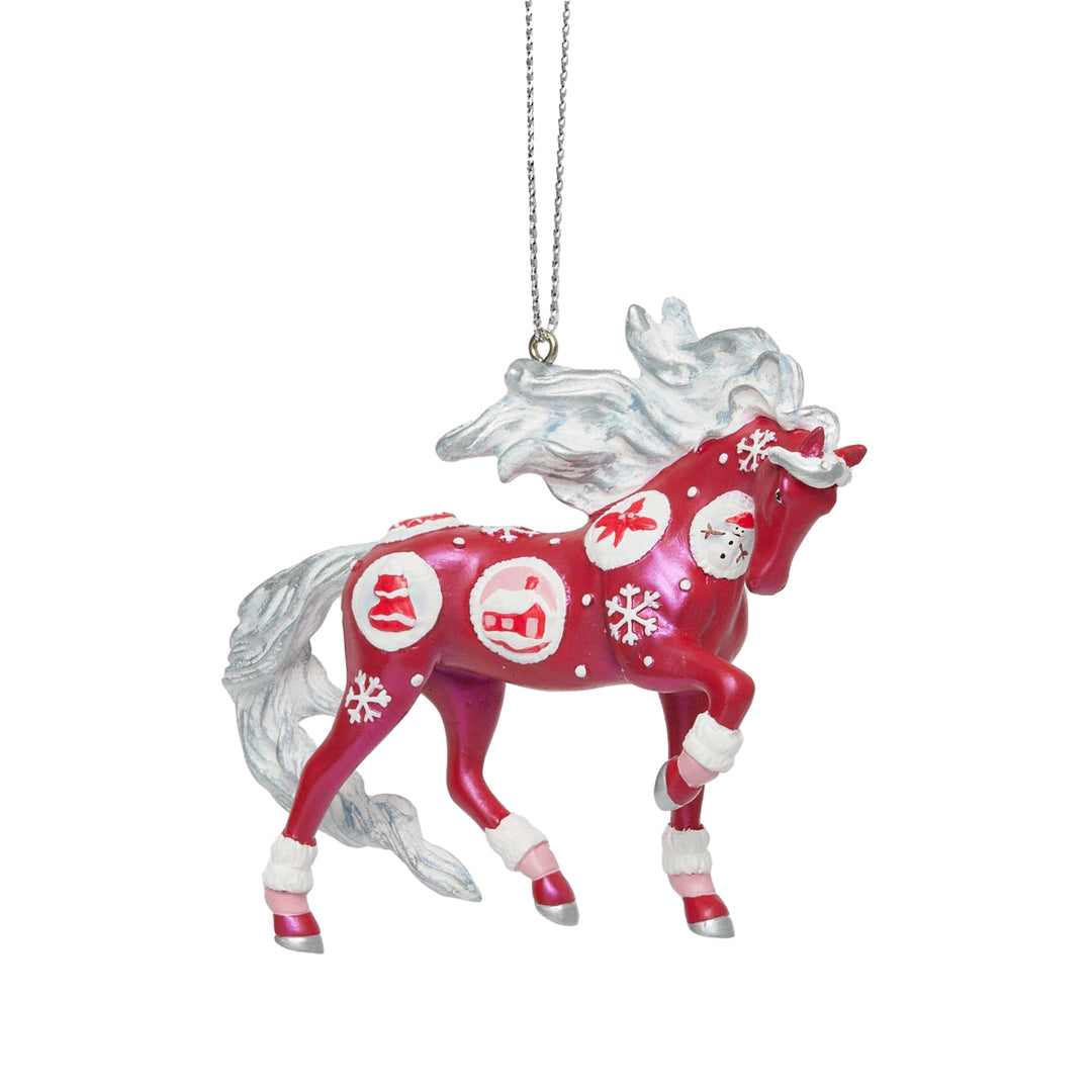 Trail of Painted Ponies: Holiday Sampler Hanging Ornament sparkle-castle