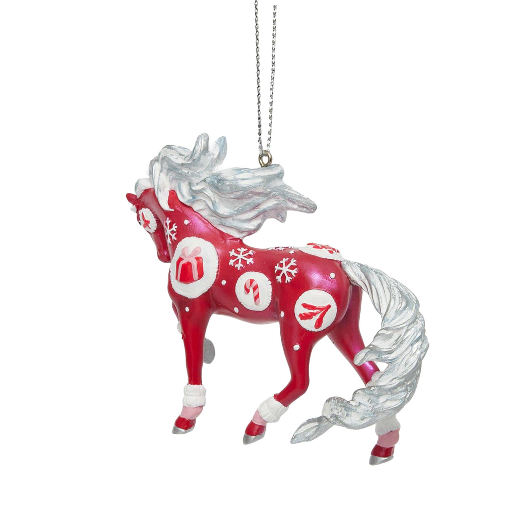 Trail of Painted Ponies: Holiday Sampler Hanging Ornament sparkle-castle