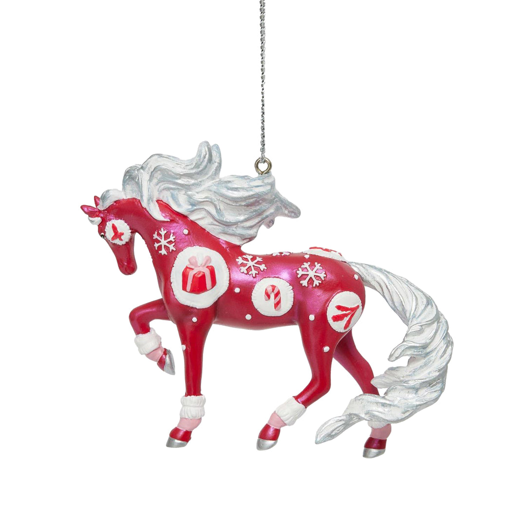 Trail of Painted Ponies: Holiday Sampler Hanging Ornament sparkle-castle