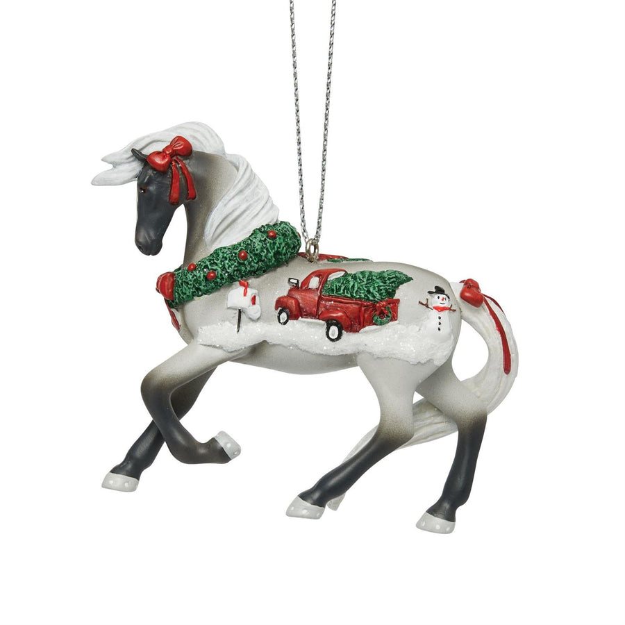 Trail of Painted Ponies: Tailgate Christmas Hanging Ornament sparkle-castle