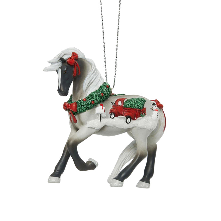 Trail of Painted Ponies: Tailgate Christmas Hanging Ornament sparkle-castle