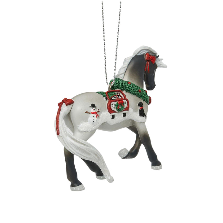 Trail of Painted Ponies: Tailgate Christmas Hanging Ornament sparkle-castle