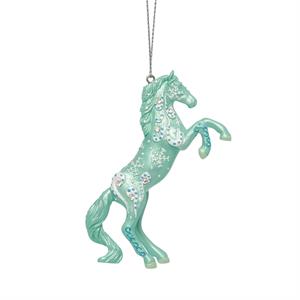 Trail of Painted Ponies: Christmas Season Squall Hanging Ornament sparkle-castle