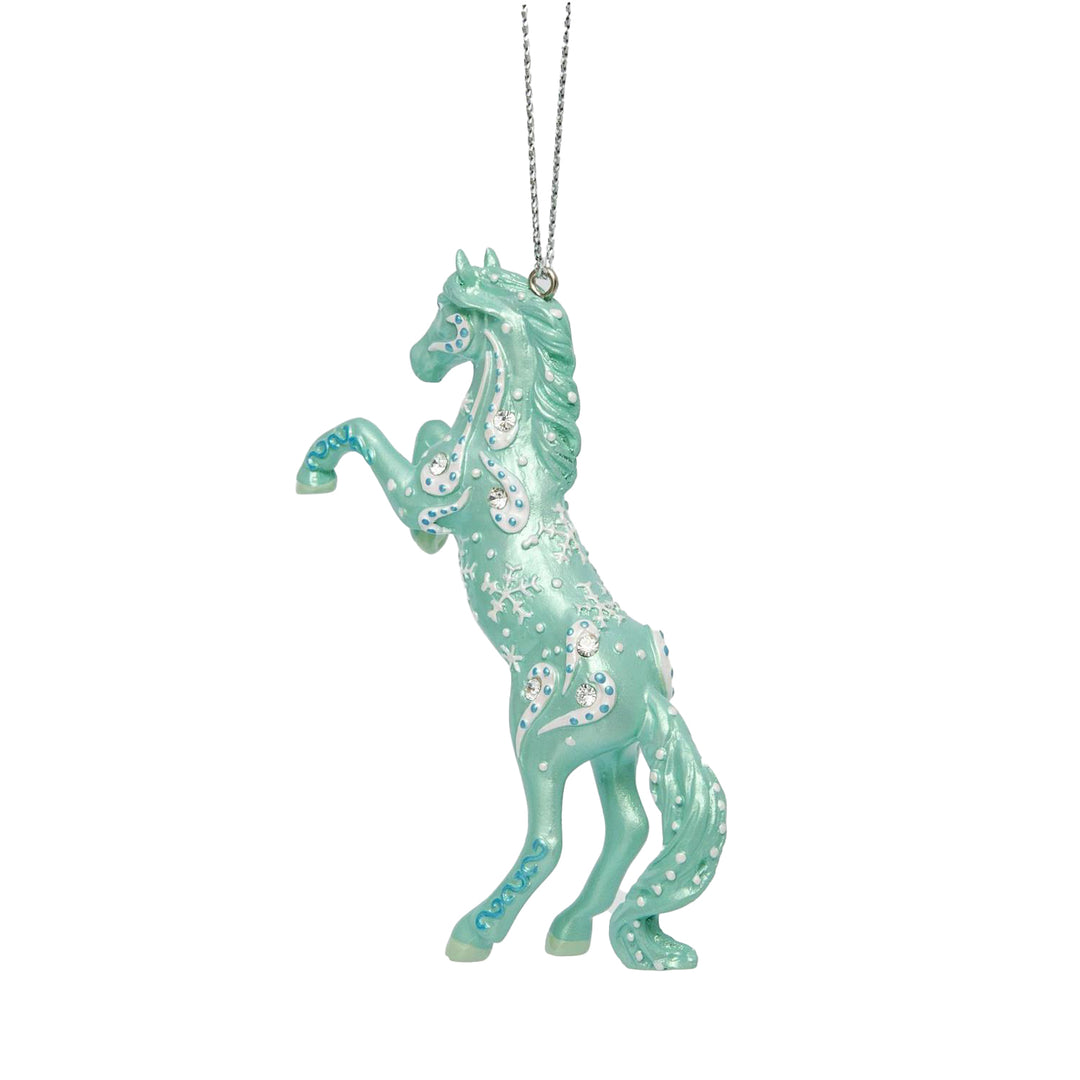 Trail of Painted Ponies: Christmas Season Squall Hanging Ornament sparkle-castle