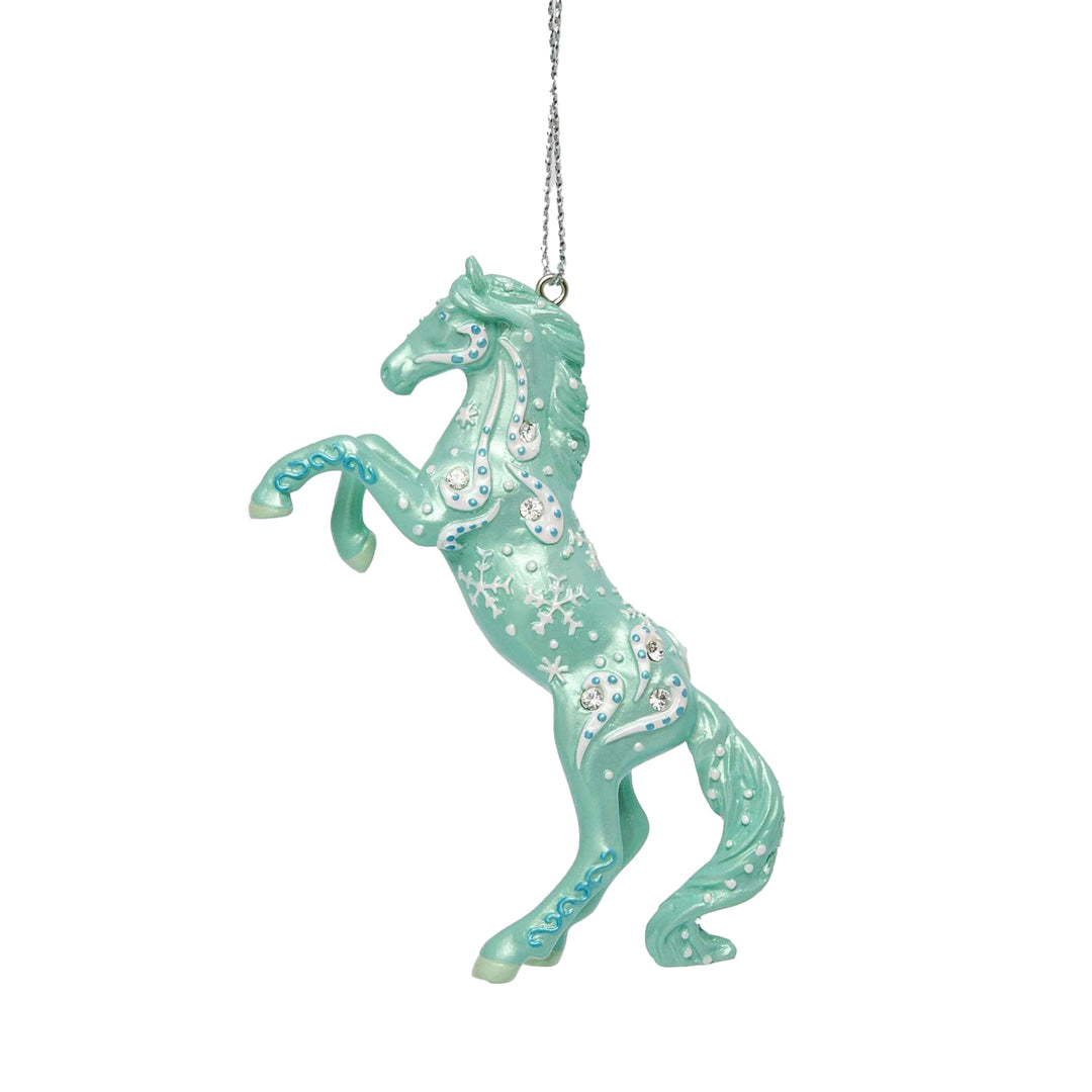 Trail of Painted Ponies: Christmas Season Squall Hanging Ornament sparkle-castle