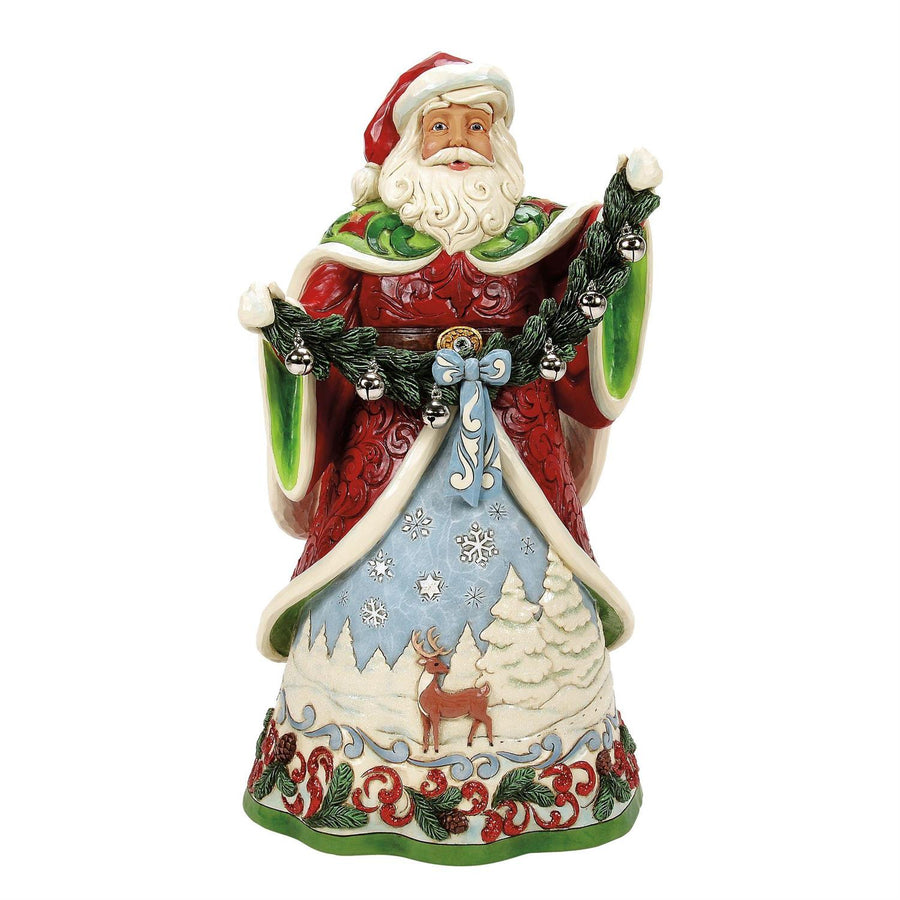 Jim Shore Heartwood Creek: 3rd Annual Collector's Edition Santa With Deer Scene Figurine sparkle-castle