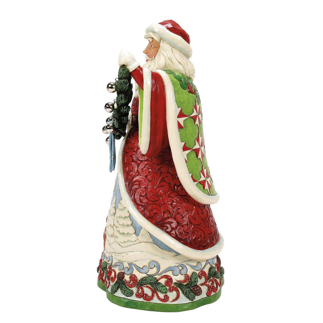 Jim Shore Heartwood Creek: 3rd Annual Collector's Edition Santa With Deer Scene Figurine sparkle-castle