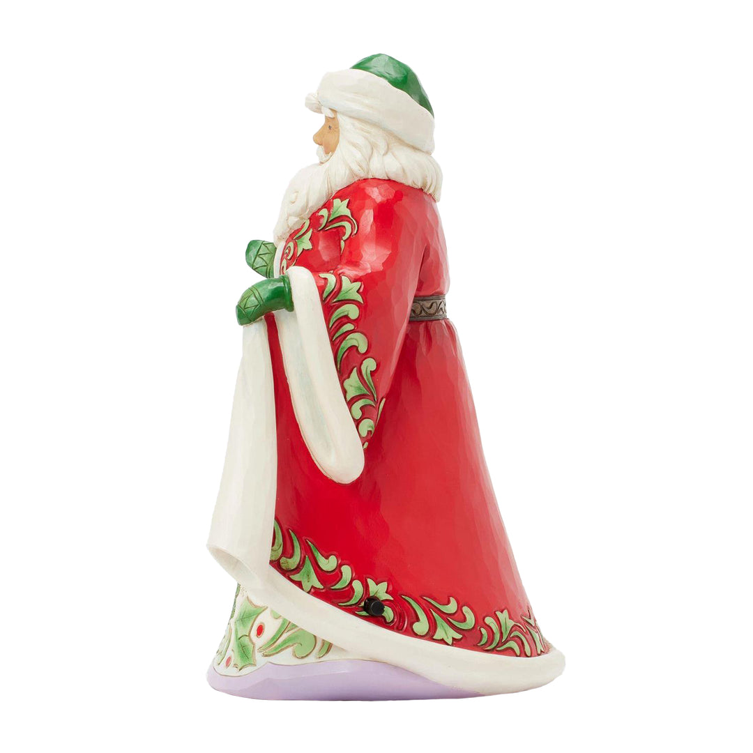 Jim Shore Heartwood Creek: Musical Santa with Winter Scene Figurine sparkle-castle