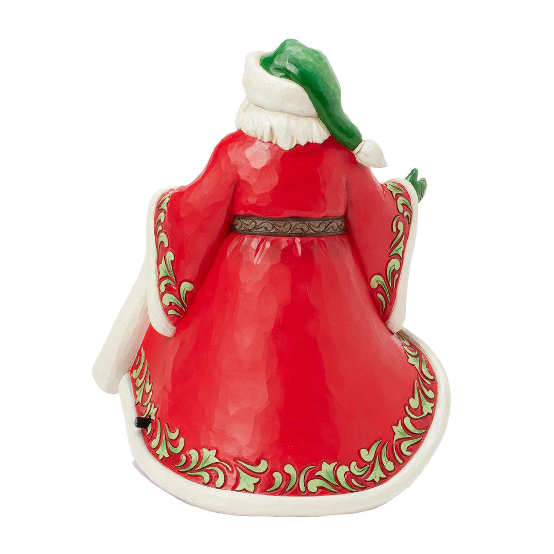 Jim Shore Heartwood Creek: Musical Santa with Winter Scene Figurine sparkle-castle