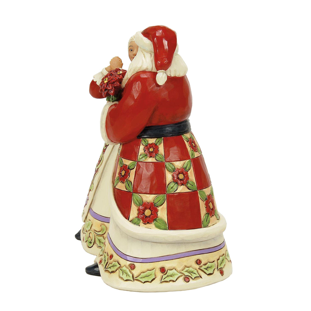 Jim Shore Heartwood Creek: Santa and Mrs Claus Figurine sparkle-castle