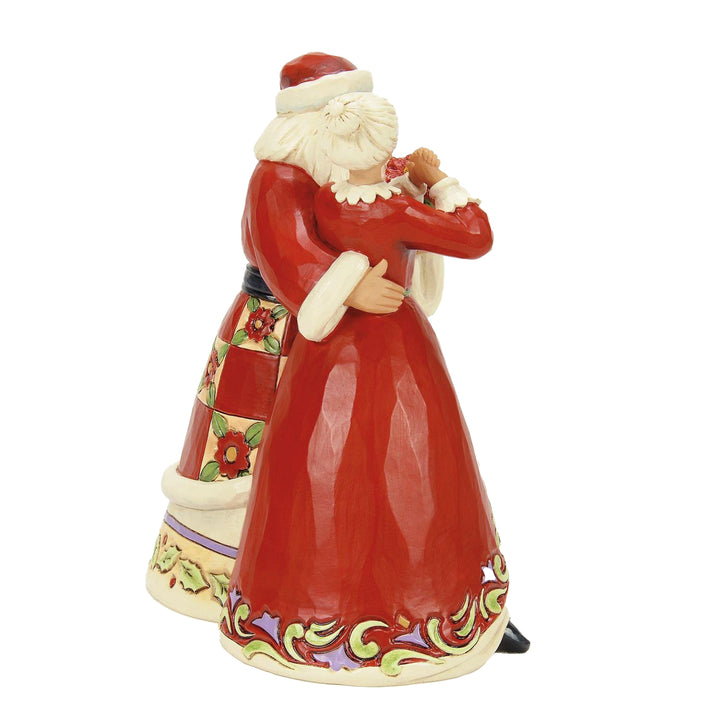 Jim Shore Heartwood Creek: Santa and Mrs Claus Figurine sparkle-castle