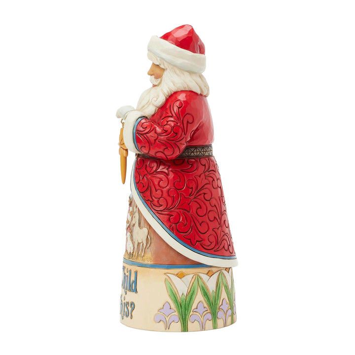 Jim Shore Heartwood Creek: 19th Annual Caroling Santa What Child Is This Figurine sparkle-castle