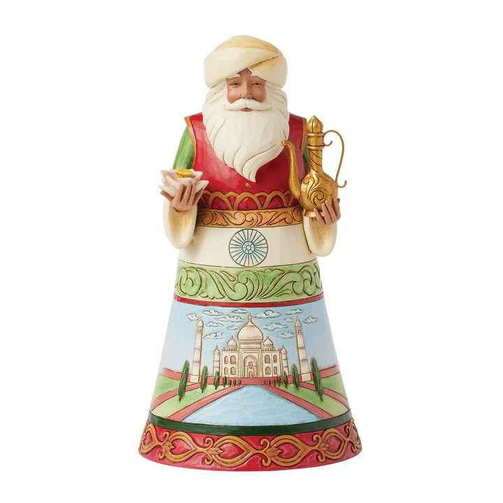 Jim Shore Heartwood Creek: India Santa Figurine sparkle-castle