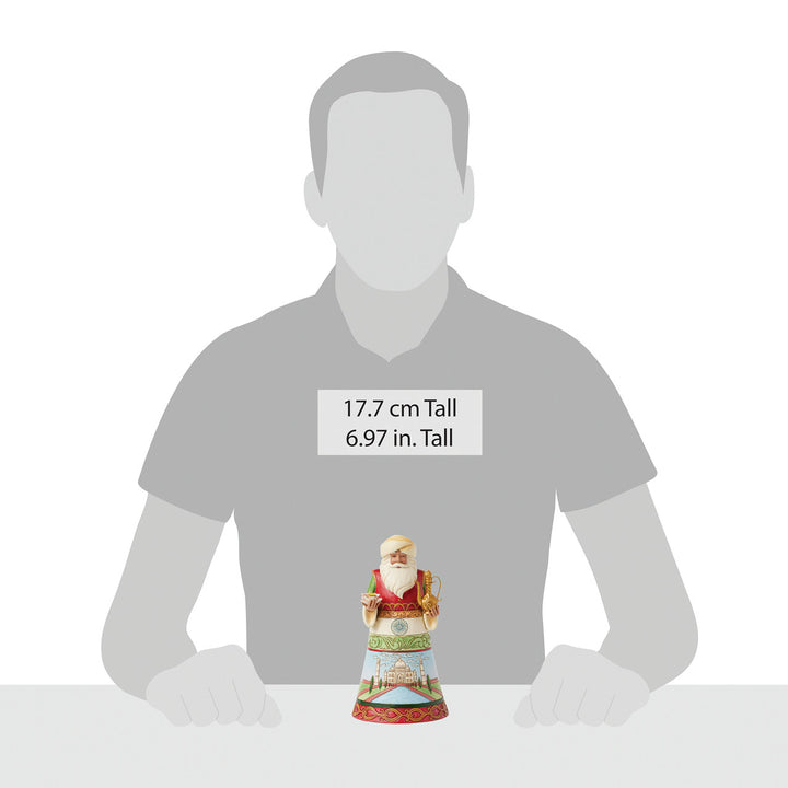 Jim Shore Heartwood Creek: India Santa Figurine sparkle-castle
