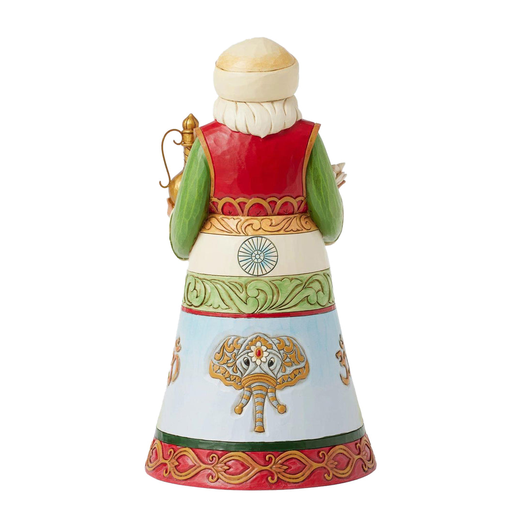 Jim Shore Heartwood Creek: India Santa Figurine sparkle-castle