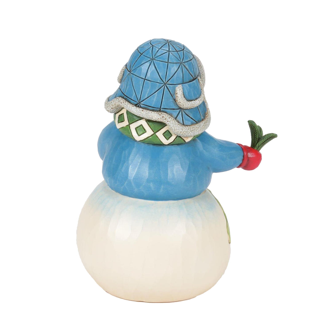 Jim Shore Heartwood Creek: Snowman With Evergreen Sprig Figurine sparkle-castle