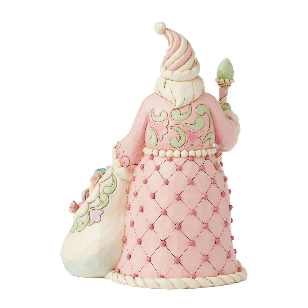 Jim Shore Heartwood Sweets: Santa With Sack Of Candy Figurine sparkle-castle