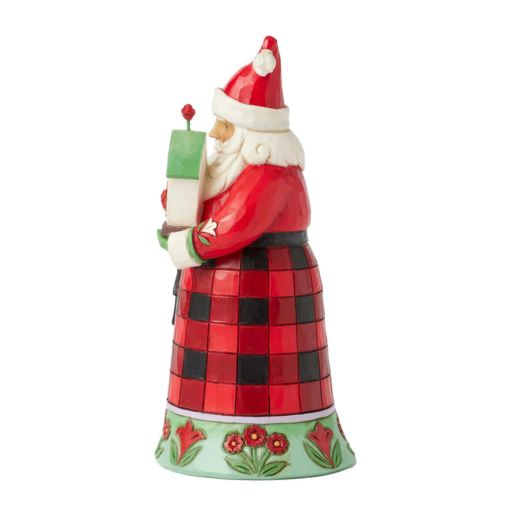 Jim Shore Heartwood Creek: Highland Glen Santa With Cardinals Figurine sparkle-castle