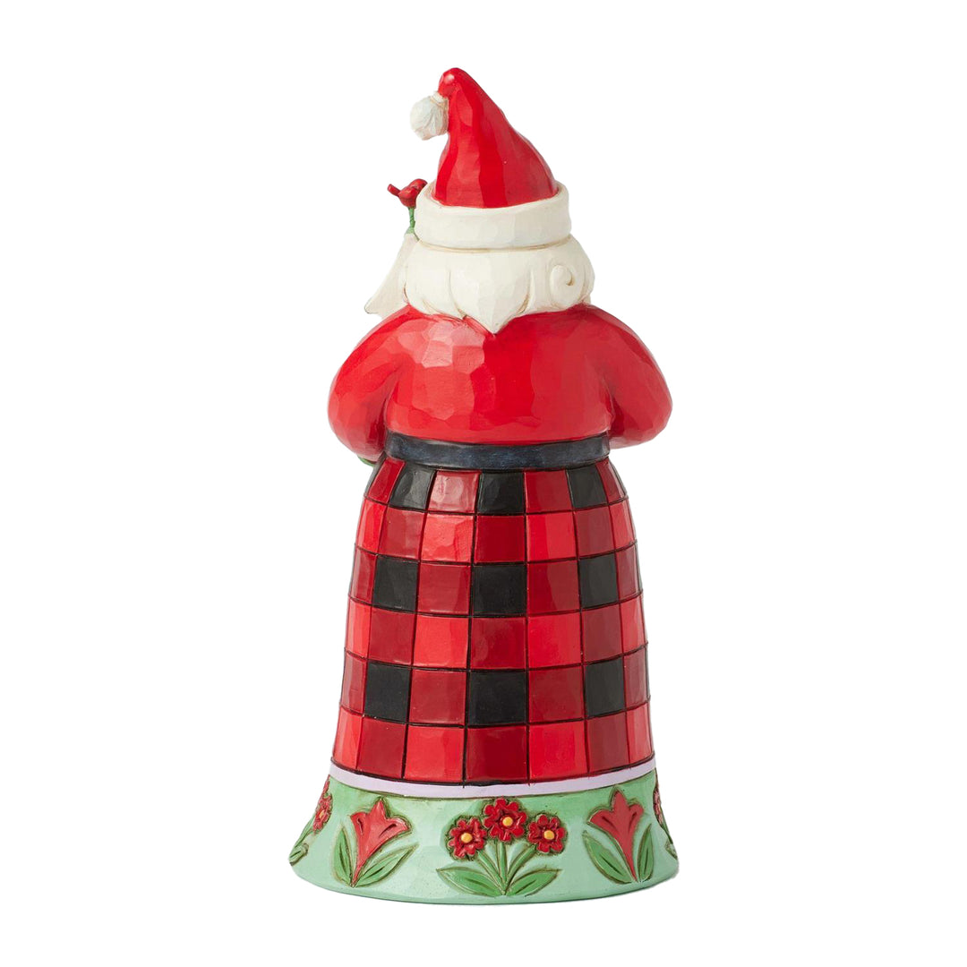 Jim Shore Heartwood Creek: Highland Glen Santa With Cardinals Figurine sparkle-castle