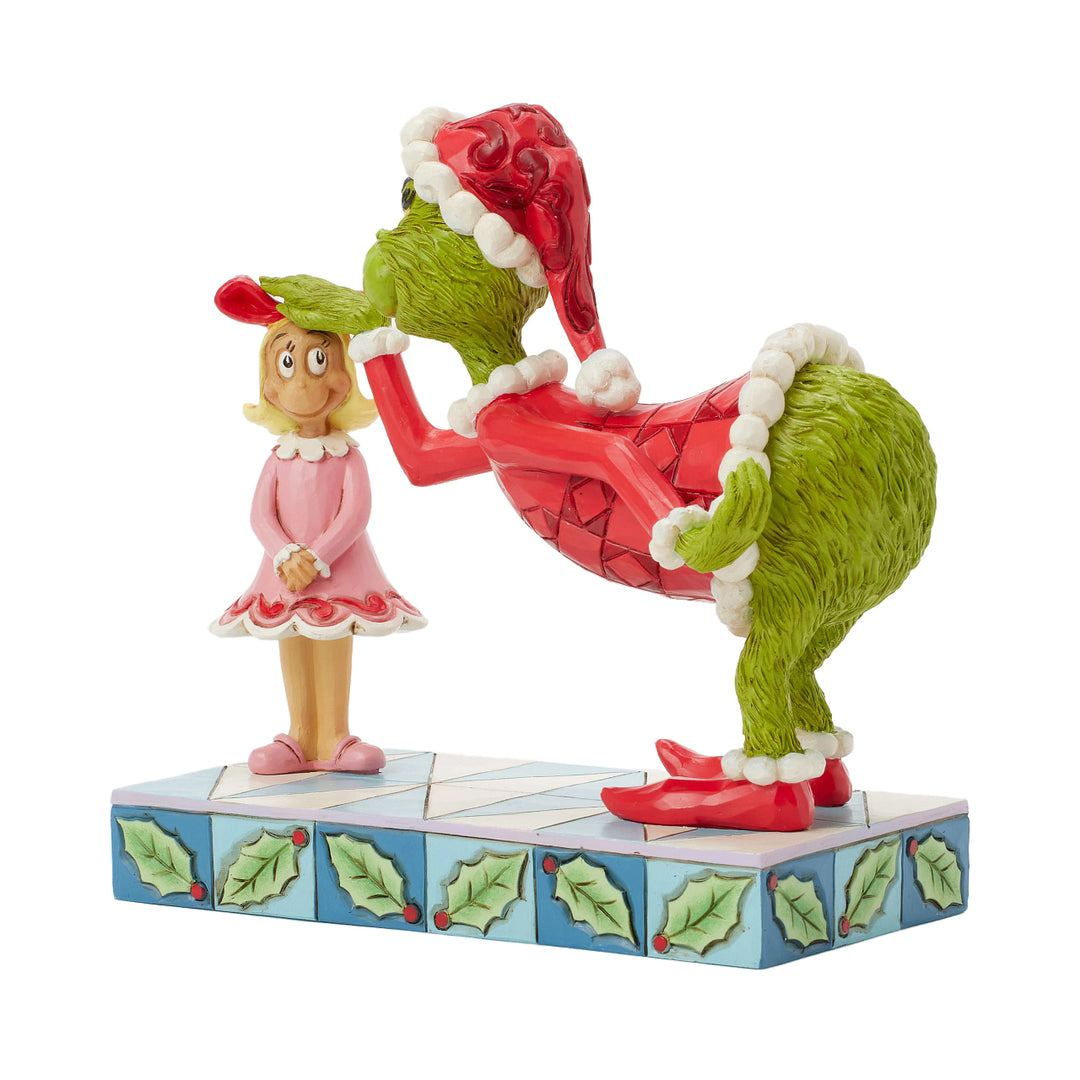 Jim Shore The Grinch: Grinch Patting Cindy Lou's Head Figurine sparkle-castle