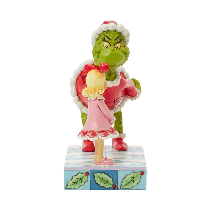 Jim Shore The Grinch: Grinch Patting Cindy Lou's Head Figurine sparkle-castle