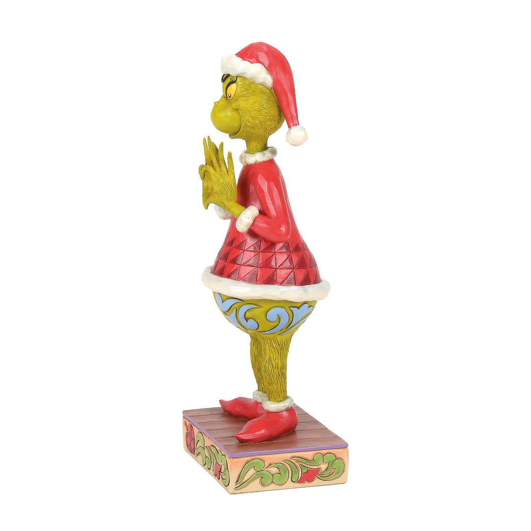 Jim Shore The Grinch: Grinch with Heart Hands Figurine sparkle-castle