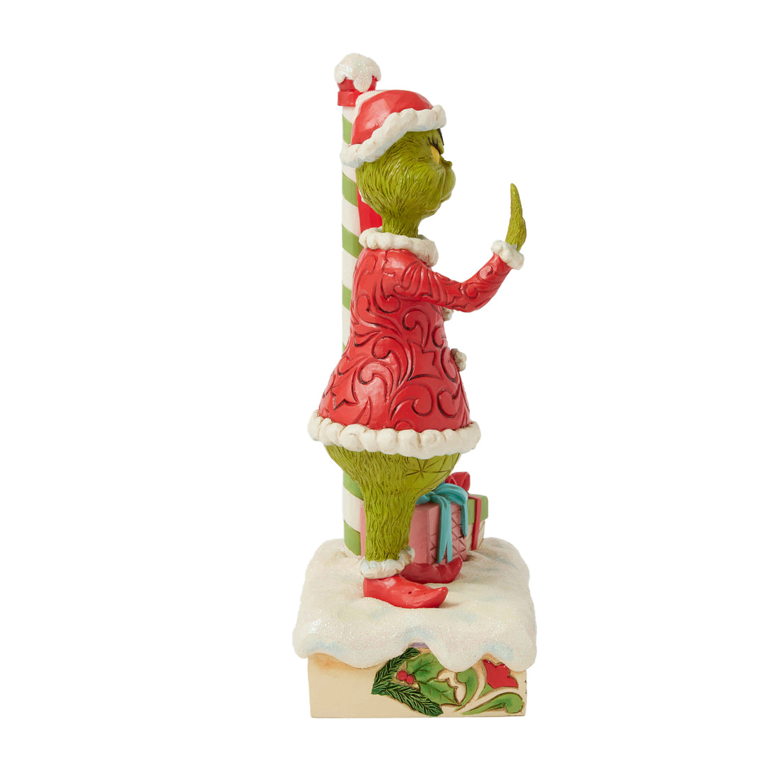 Jim Shore The Grinch: Grinch by LED Stop Sign Figurine sparkle-castle