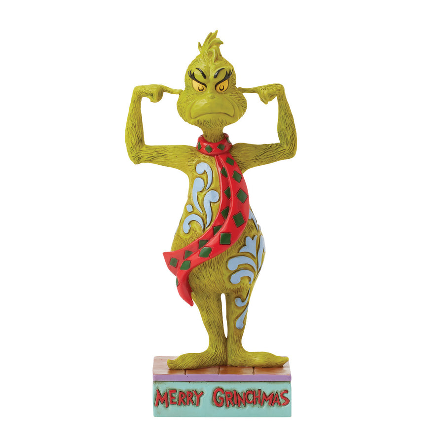 Jim Shore The Grinch: Grinch Plugging His Ears Figurine sparkle-castle