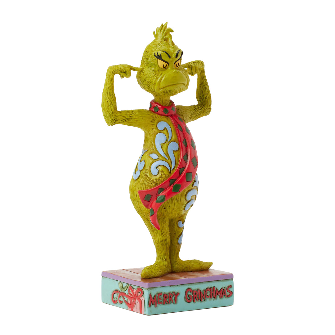 Jim Shore The Grinch: Grinch Plugging His Ears Figurine sparkle-castle