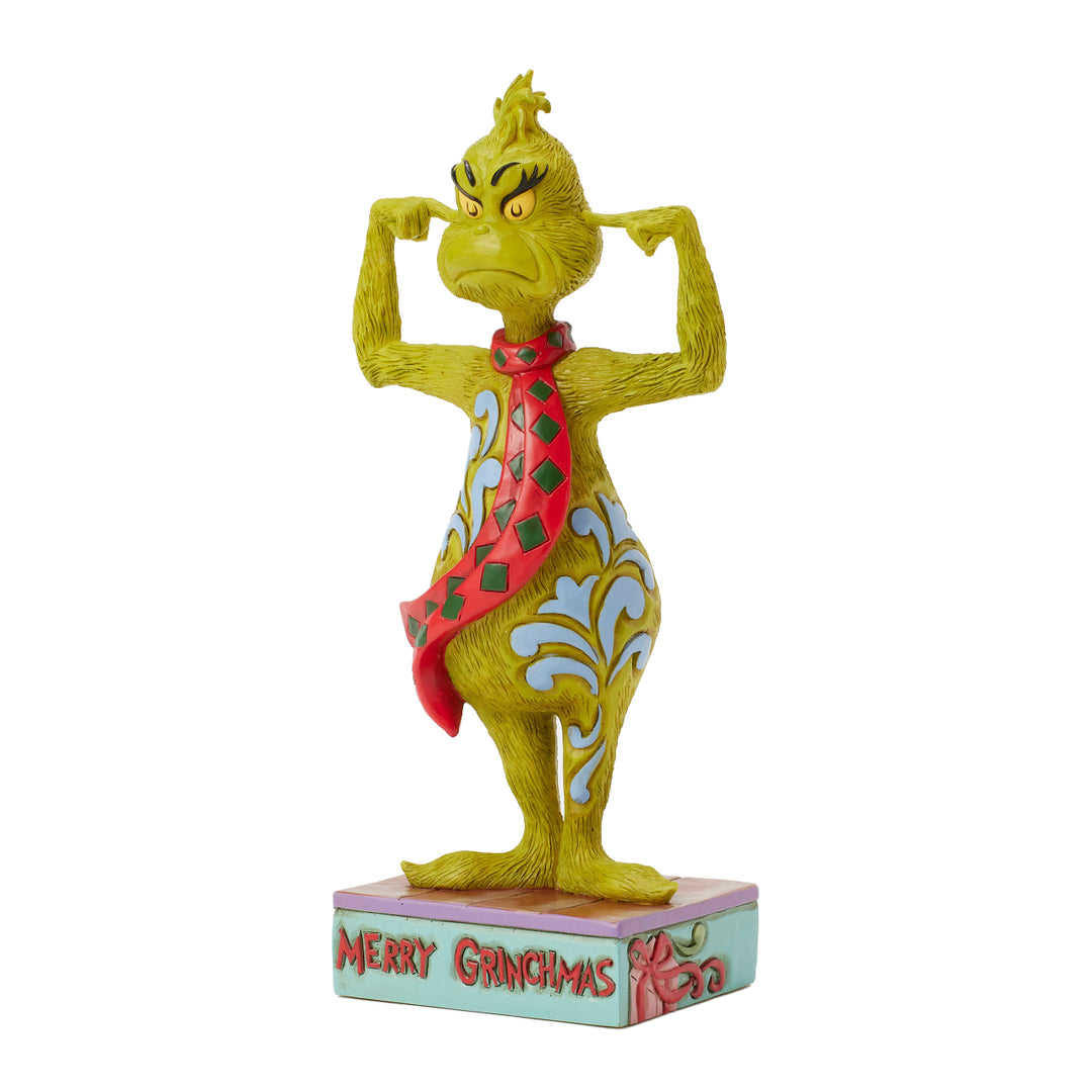 Jim Shore The Grinch: Grinch Plugging His Ears Figurine sparkle-castle