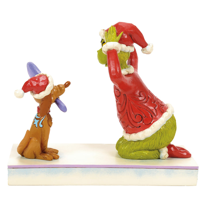 Jim Shore The Grinch: Max Holding Mirror for Grinch Figurine sparkle-castle