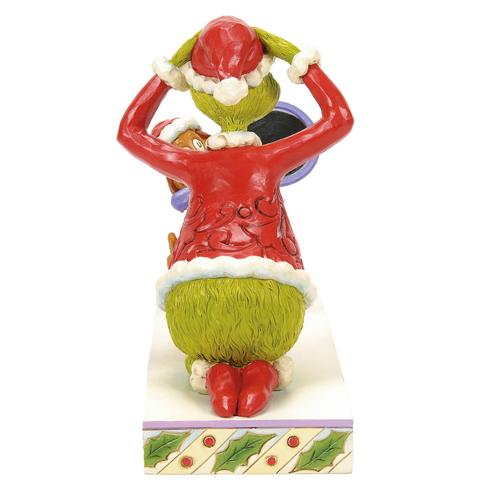 Jim Shore The Grinch: Max Holding Mirror for Grinch Figurine sparkle-castle