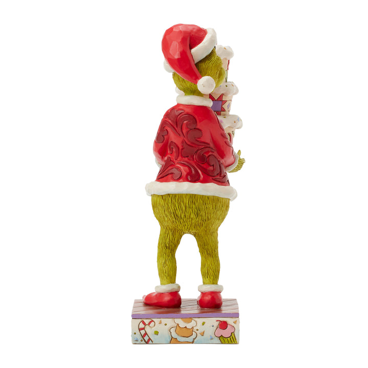 Jim Shore The Grinch: Grinch with Grinchy Cake Figurine sparkle-castle