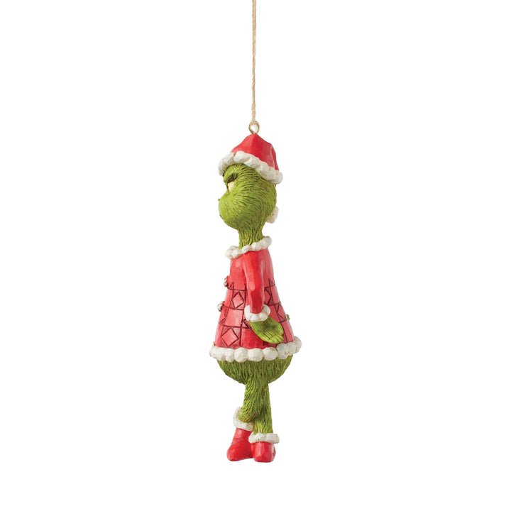 Jim Shore The Grinch: Grinch with Hands on Hips Hanging Ornament sparkle-castle