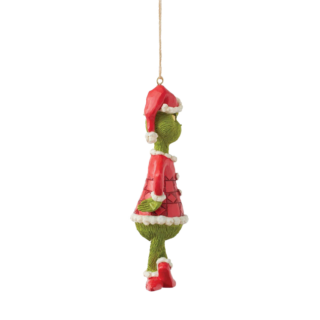 Jim Shore The Grinch: Grinch with Hands on Hips Hanging Ornament sparkle-castle