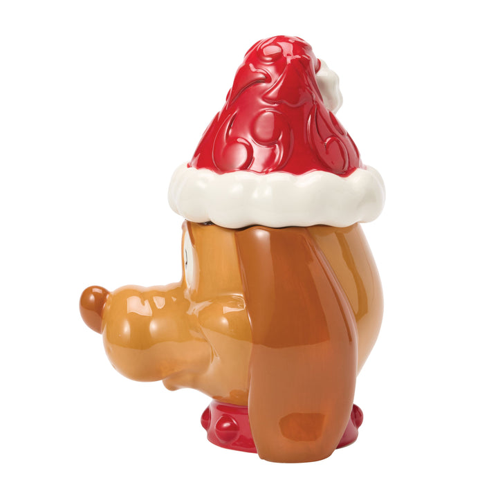 Jim Shore The Grinch: Max Cookie Jar sparkle-castle