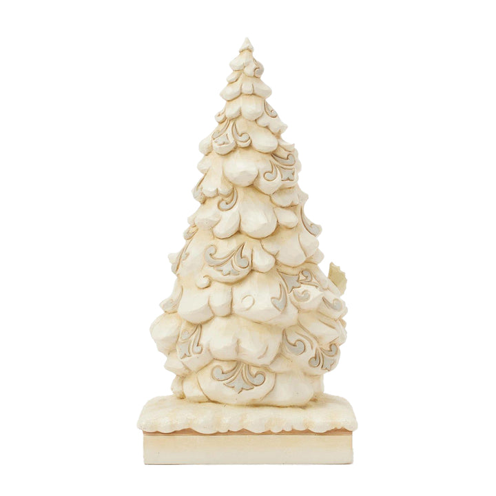 Jim Shore Heartwood Creek: White Woodland Stacked Animals Figurine sparkle-castle