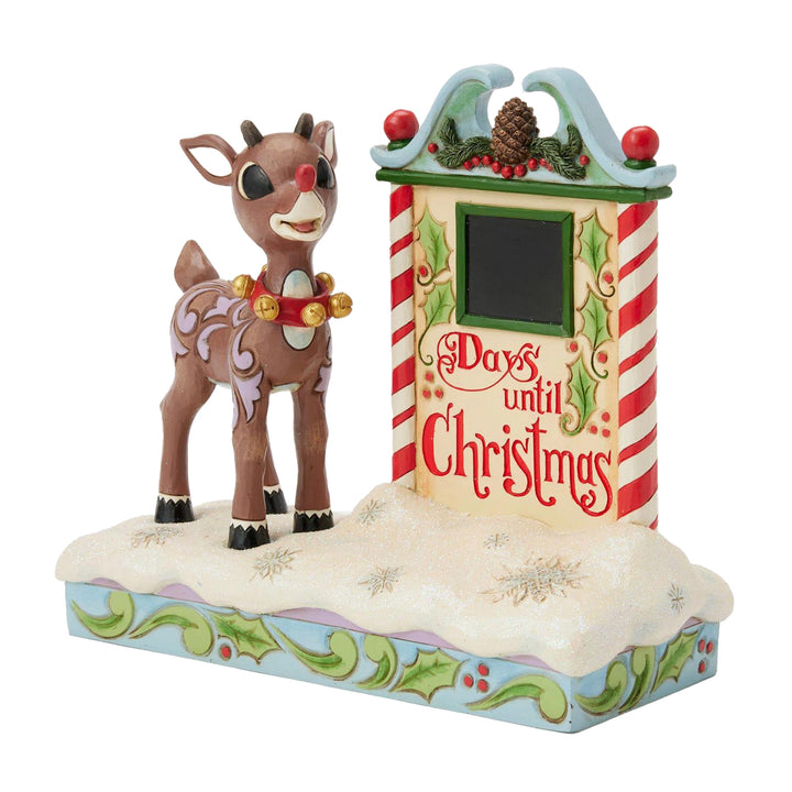 Jim Shore Rudolph Traditions: Rudolph Countdown Calendar Figurine sparkle-castle