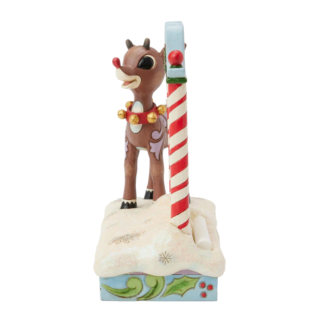 Jim Shore Rudolph Traditions: Rudolph Countdown Calendar Figurine sparkle-castle