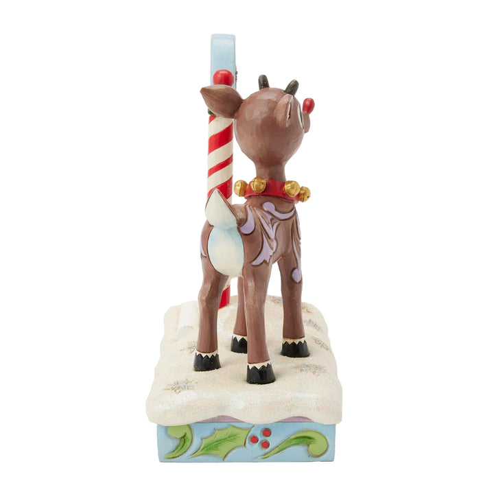 Jim Shore Rudolph Traditions: Rudolph Countdown Calendar Figurine sparkle-castle