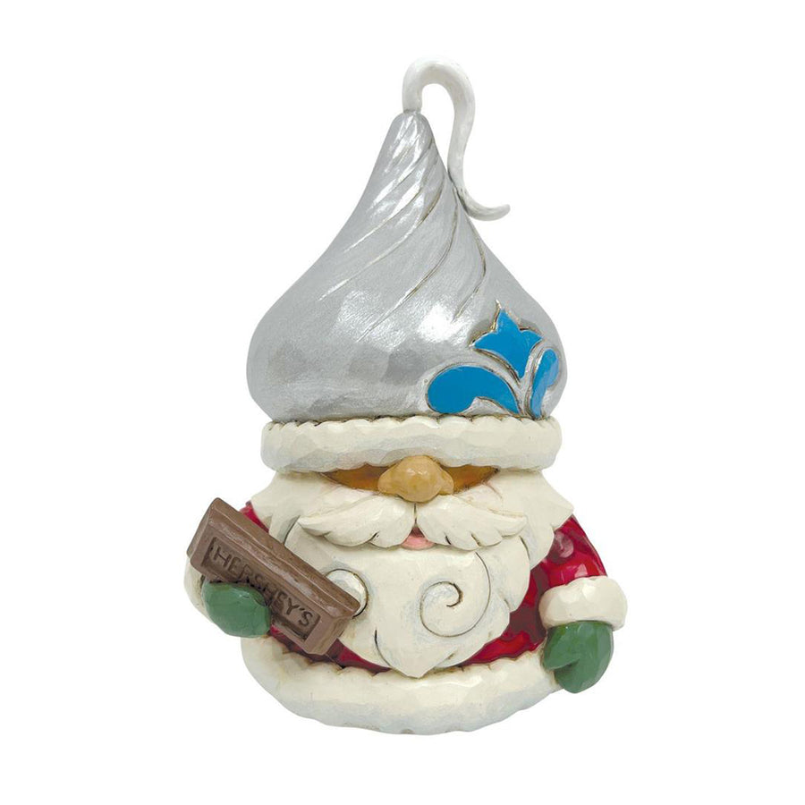 Jim Shore Hershey: Hershey Gnome Kiss Hat Miniature Figurine sparkle-castle