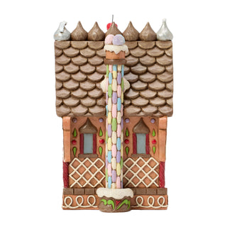Jim Shore Hershey: Hershey Gingerbread House Figurine sparkle-castle