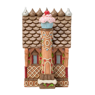 Jim Shore Hershey: Hershey Gingerbread House Figurine sparkle-castle